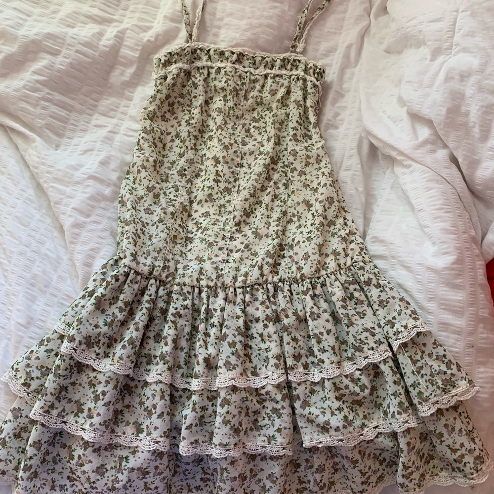 SOLD Country Sun Dress Floral Sunny